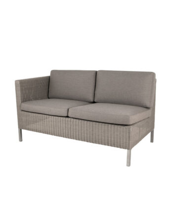 Cane Line Dining Lounge Sofa 2pers Højre Modul Taupe 153 på Afbetaling
