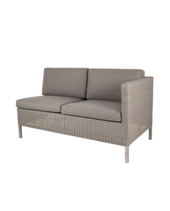 Cane Line Dining Lounge Sofa 2pers Venstre Modul Taupe 153 på Afbetaling