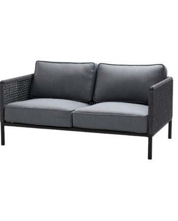Cane Line Encore Pers Sofa Lava Grey 161 på Afbetaling