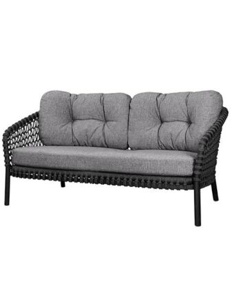 Cane Line Ocean Pers Sofa Soft Rope Dark Grey Dark Grey på Afbetaling