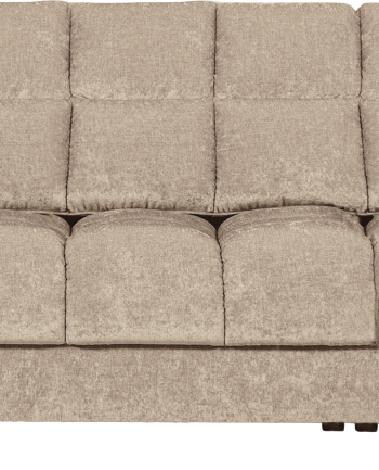 Chaiselong Sofa Woood Second Date Højrevendt Nougat Stof 316x162x78 på Afbetaling