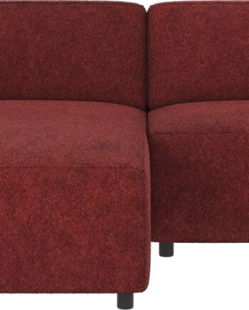 Chaiselongsofa Rowico Willard Anna Rød Venstrevendt Sofa 234161 på Afbetaling