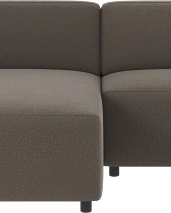 Chaiselongsofa Rowico Willard Rita 108 Mellemgrå Polyester Skandinavisk Minimalistisk Sofa Med Chaiselong 234161 på Afbetaling