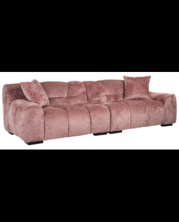 Charelle Personers Sofa Chenille 250 108 Sort Pink på Afbetaling