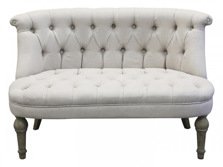 Chic Antique Hørstof Sofa Pers 110 på Afbetaling