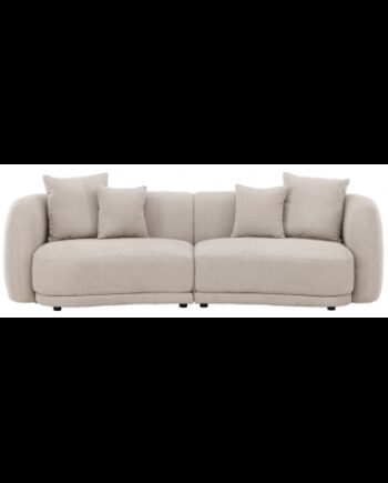 Cielo Personers Sofa Boucl Polyester 268 Sort Beige på Afbetaling