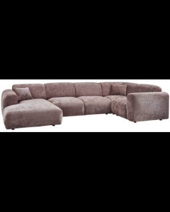 Cloud Højrevendt Sofa Chenille 345 198 Taupe på Afbetaling