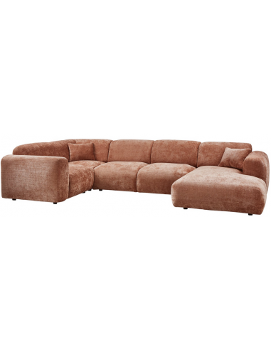 Cloud Venstrevendt Sofa Chenille 345 198 Terracotta på Afbetaling
