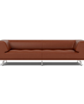 Delphi 4511 Sofa 240 Skarp Pris Cera Læder Cognac på Afbetaling