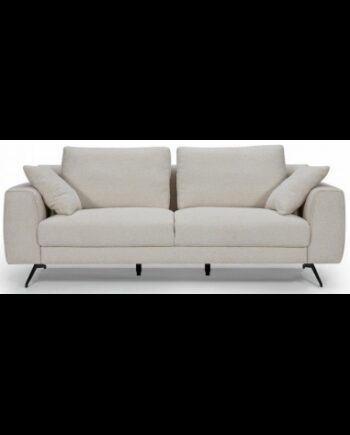 Detro Personers Sofa Metal Polyester B217 Sort Beige på Afbetaling