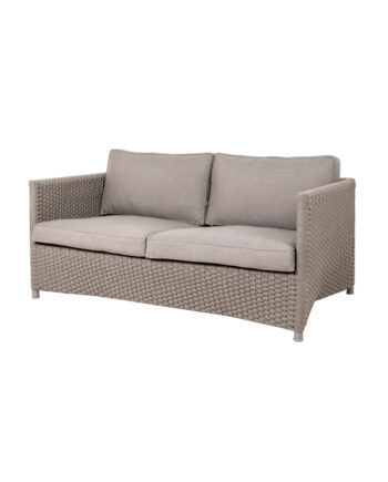 Diamond 2pers Sofa Taupe 8502rotst Skarp Pris på Afbetaling