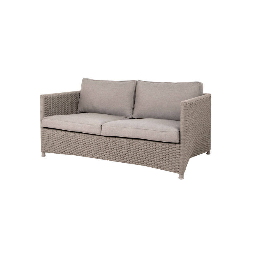 Diamond 2pers Sofa Taupe 8502rotst Skarp Pris på Afbetaling