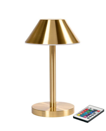 Duni Led Lampe Zelda Gold ø12 H20 Stk 210394 på Afbetaling