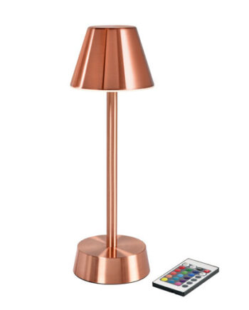 Duni Led Lampe Zelda Rose Gold ø10 H32 Stk 208758 på Afbetaling