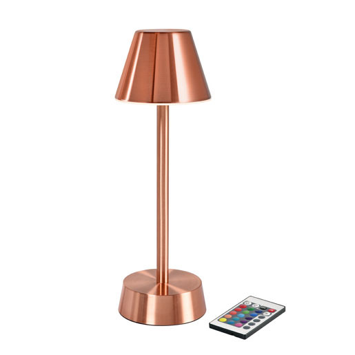 Duni Led Lampe Zelda Rose Gold ø10 H32 Stk 208758 på Afbetaling