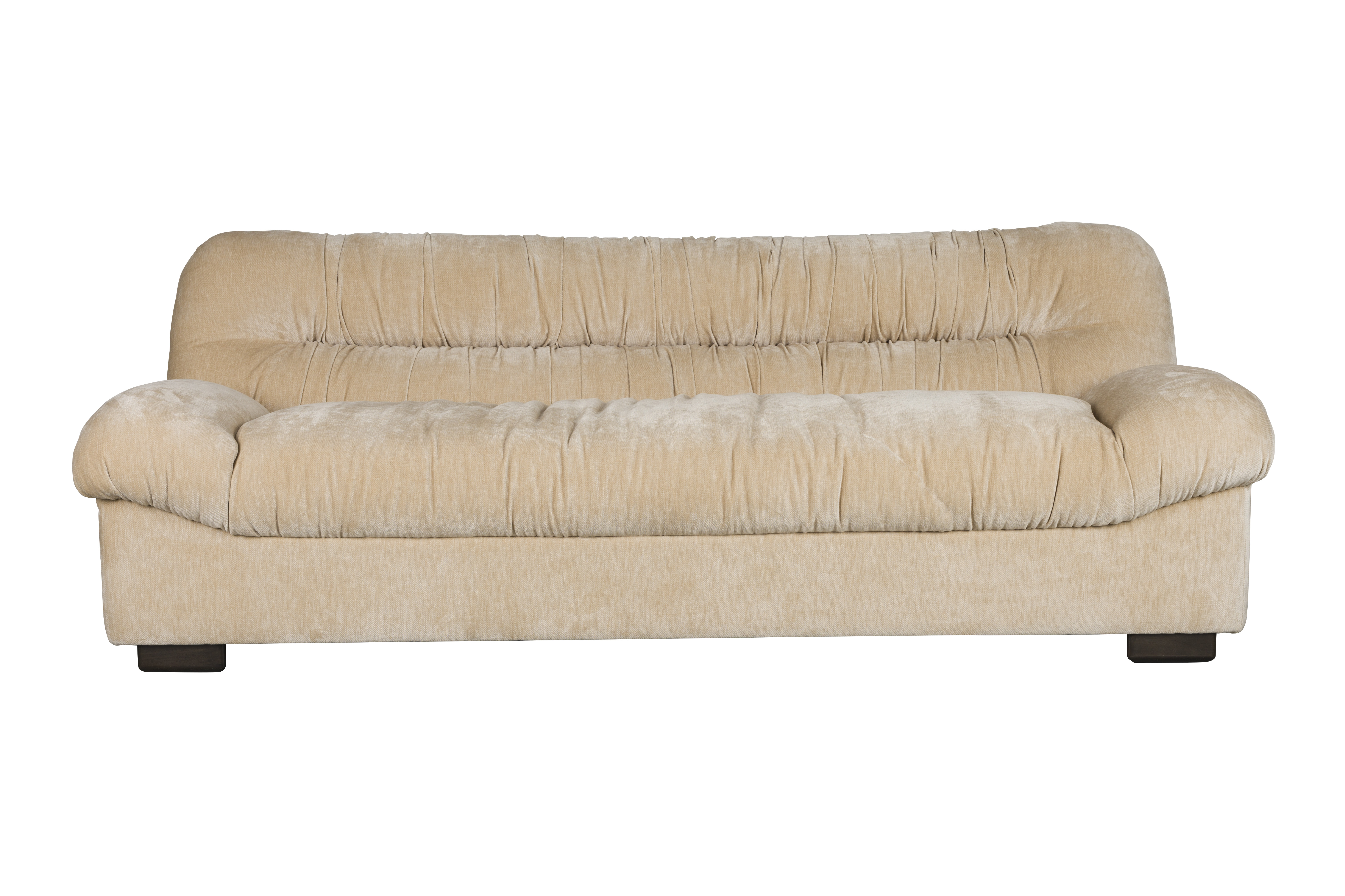 Dutchbone Douglas Sofa Beige Fløjl Træ på Afbetaling