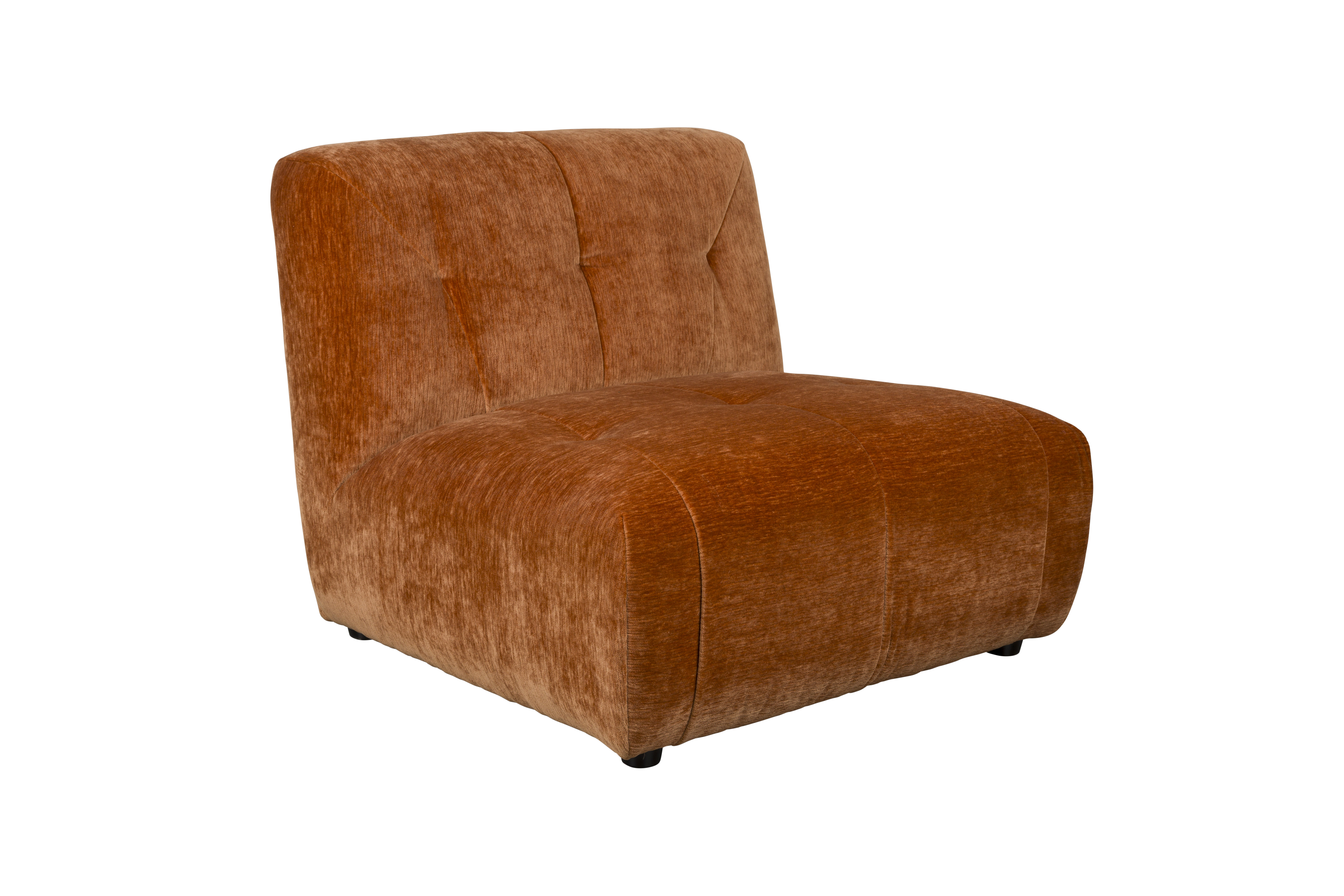 Dutchbone Giada Pers Modul Sofa Terracotta Fløjl på Afbetaling