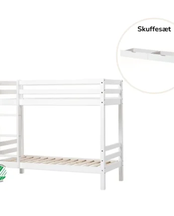 Eco Dream Køjeseng Hvid Med Skuffesæt på Afbetaling