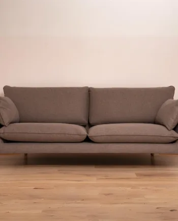 Egelykke Sofa  Personers Sofa Med Stone Farvet Betræk på Afbetaling