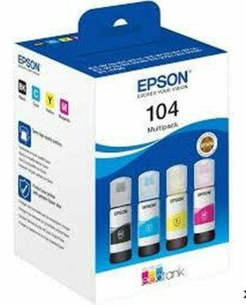 Epson 104 Genopfyldningsblæk Gul Original på Afbetaling