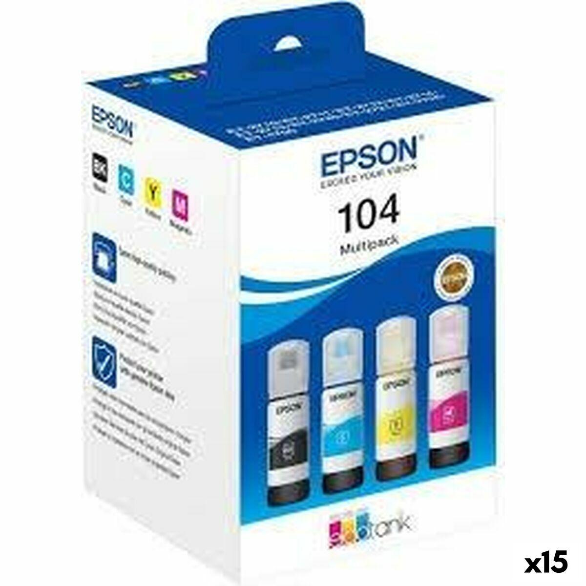 Epson 104 Genopfyldningsblæk Gul Original på Afbetaling