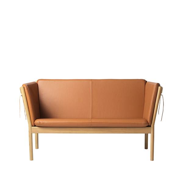 Fdb Møbler J148 Pers Sofa Cognac Læder på Afbetaling