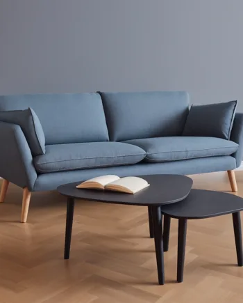 Freja Pers Sofa  Blå Stof på Afbetaling