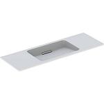 Geberit One Håndvask 1200x400x13mm Til Indbygningselement Møbel Hvid Forkromet på Afbetaling