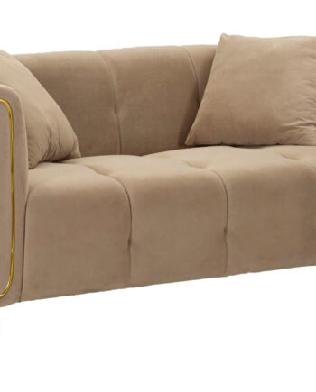 Glam Personers Sofa Med Gyldne Ben 155x81x71 på Afbetaling