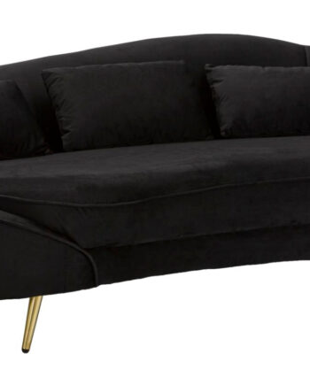 Glam Sofa Træ Polyester Metal 185x84x68 på Afbetaling