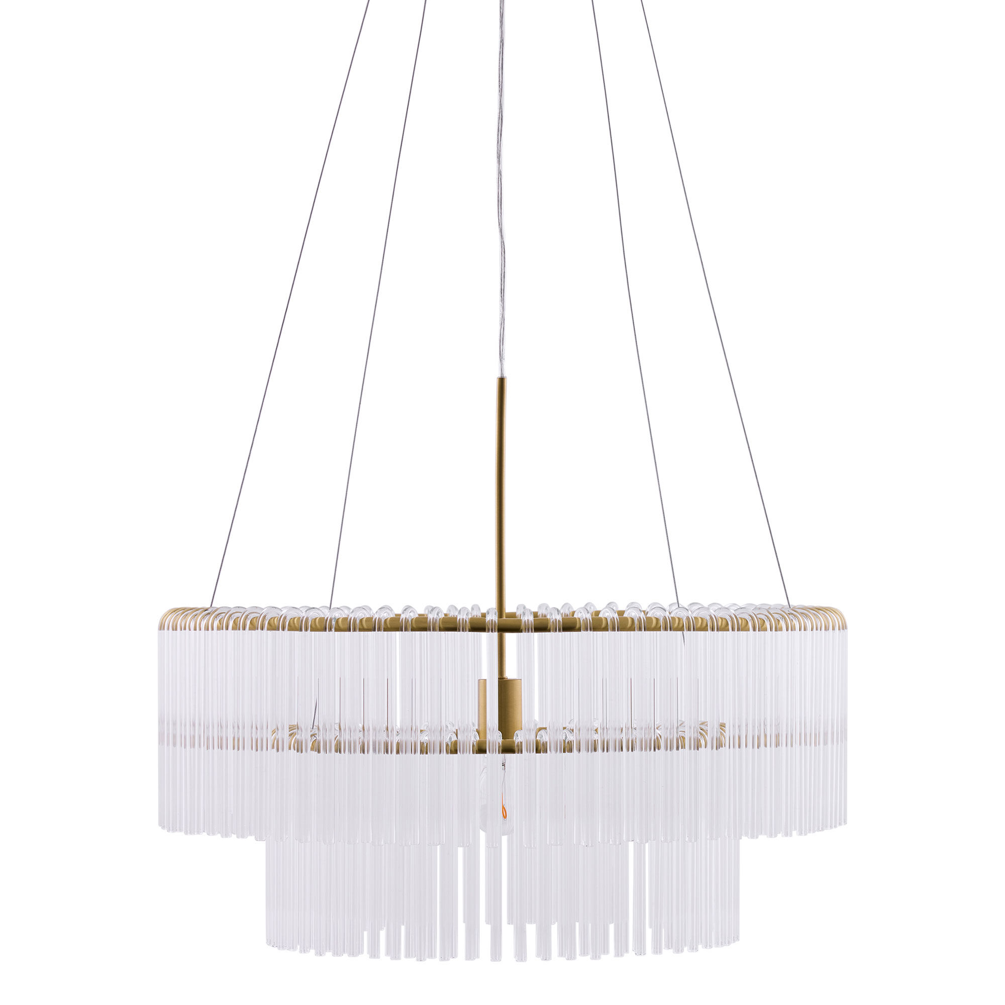 Globen Lighting Hook Pendellampe Klar Messing på Afbetaling