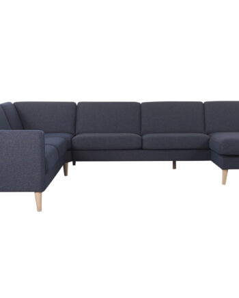 Golf Sofa Vendbar Lyse Træben Golf Navy Set56 på Afbetaling