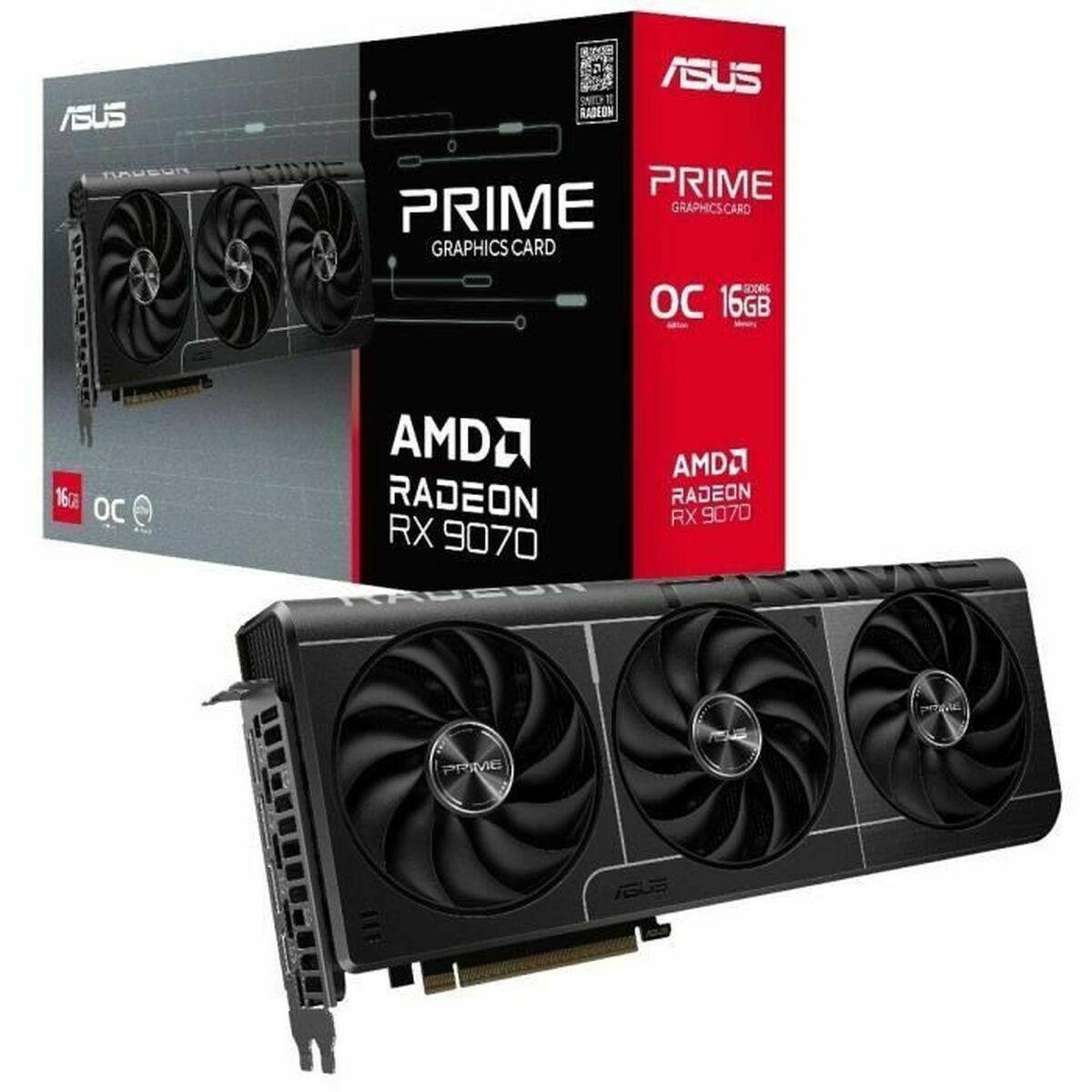 Grafikkort Asus Amd Radeon 9070 Prime Gddr6 på Afbetaling