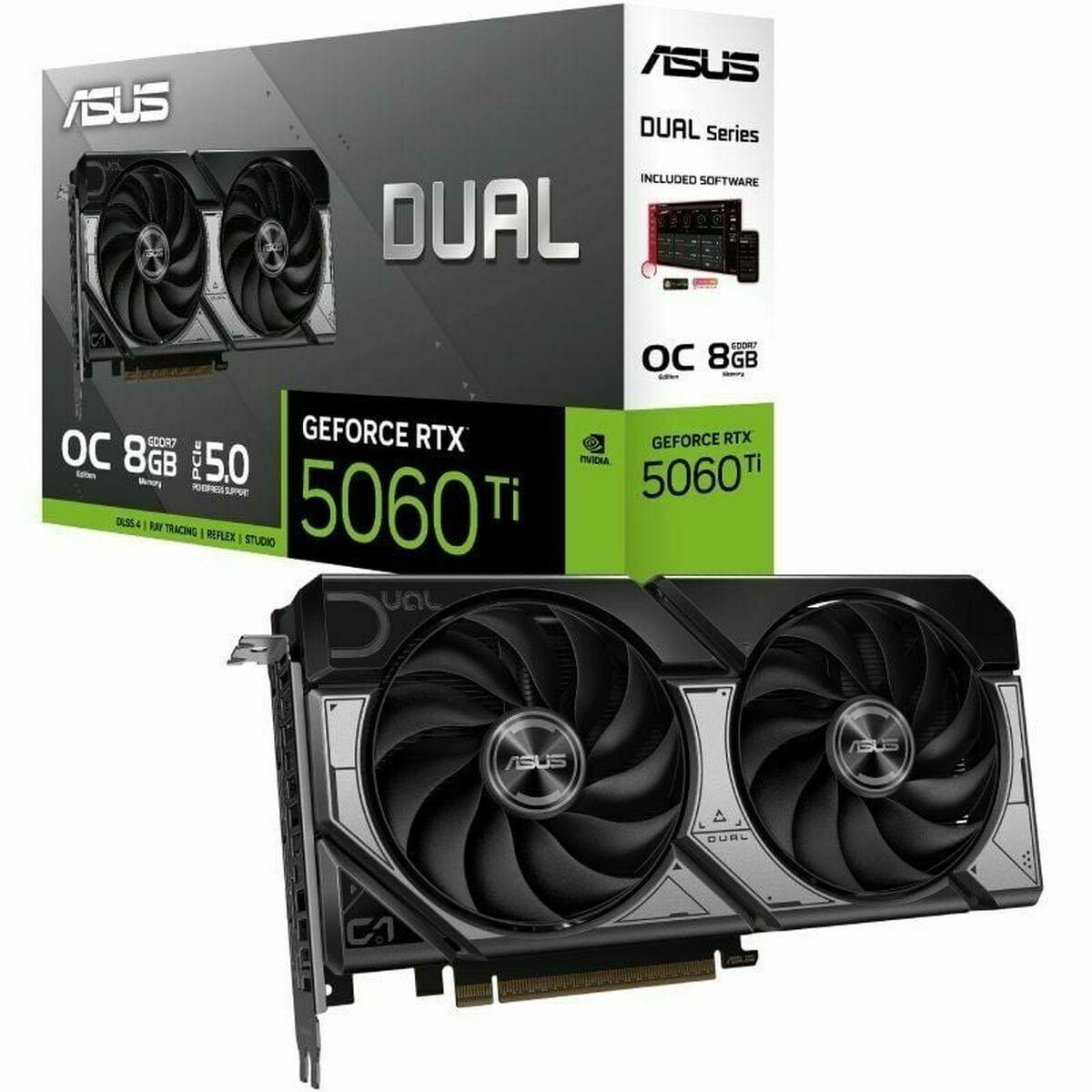 Grafikkort Asus Geforce Rtx 5060 Dual Gddr7 på Afbetaling