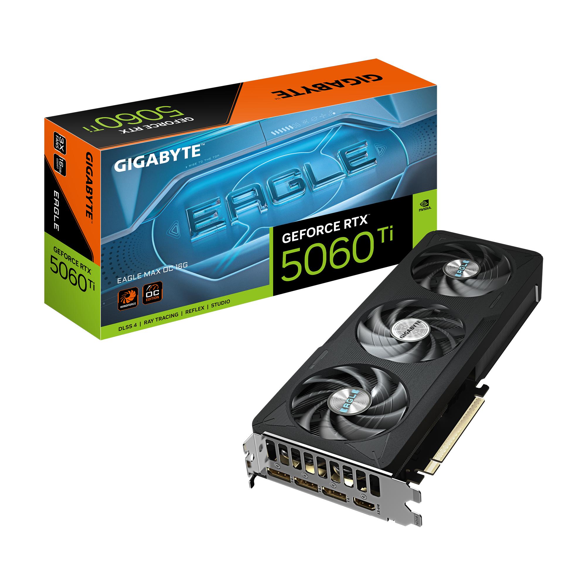 Grafikkort Gigabyte Geforce Rtx 5060 Eagle Max 16gb på Afbetaling