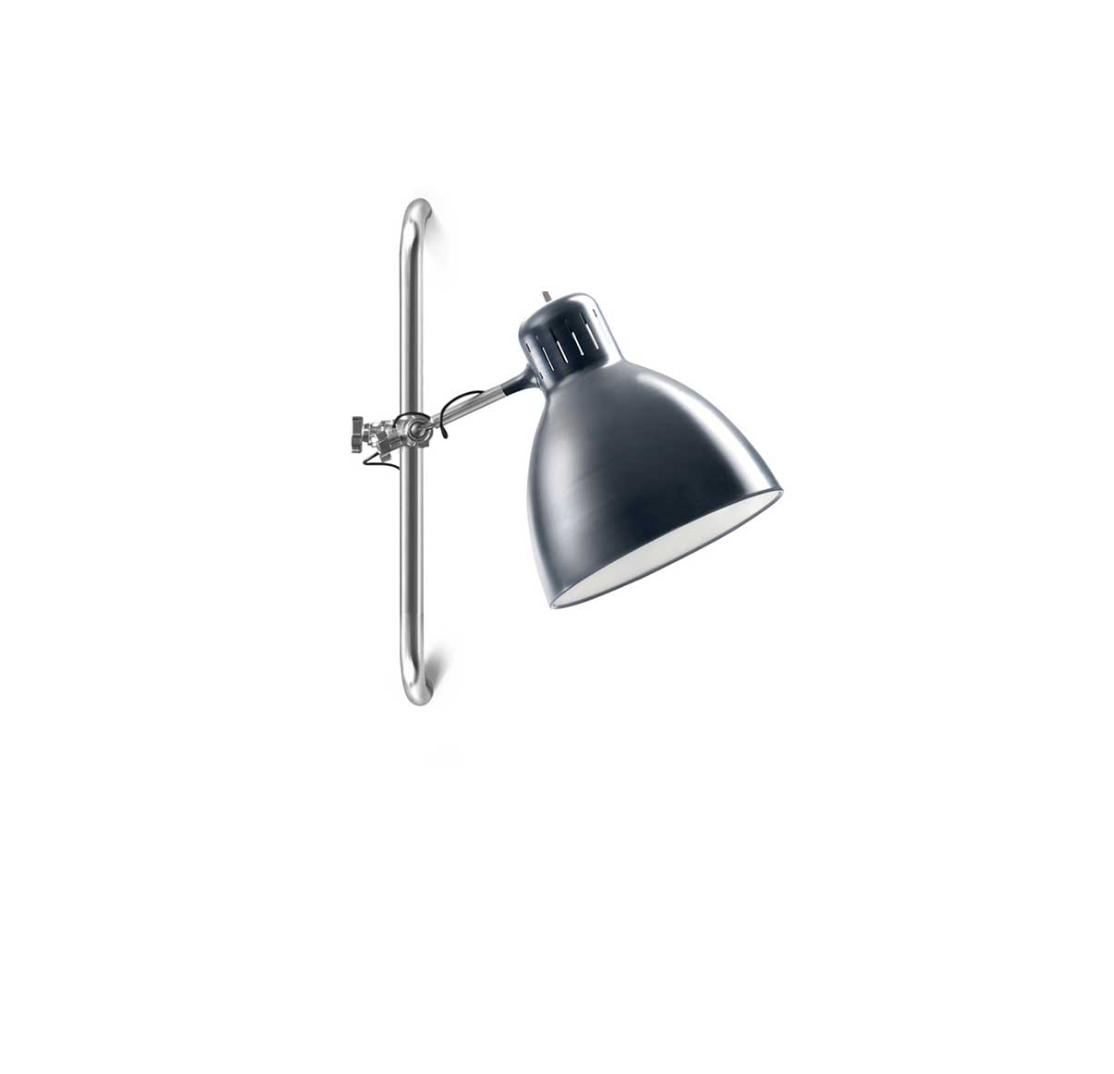 Grip Lampe Fra Leucos Mica Blå Kort Vægmodel på Afbetaling