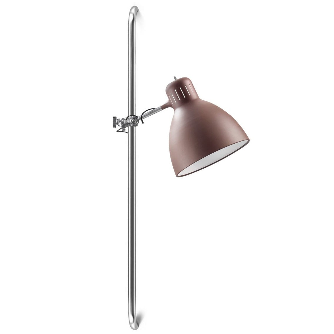 Grip Lampe Fra Leucos Rustbrun Lang Vægmodel på Afbetaling