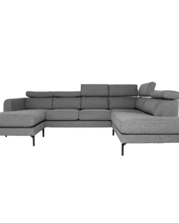 Helsinge Sofa  Mørkegråt Stof  Venstrevendt på Afbetaling