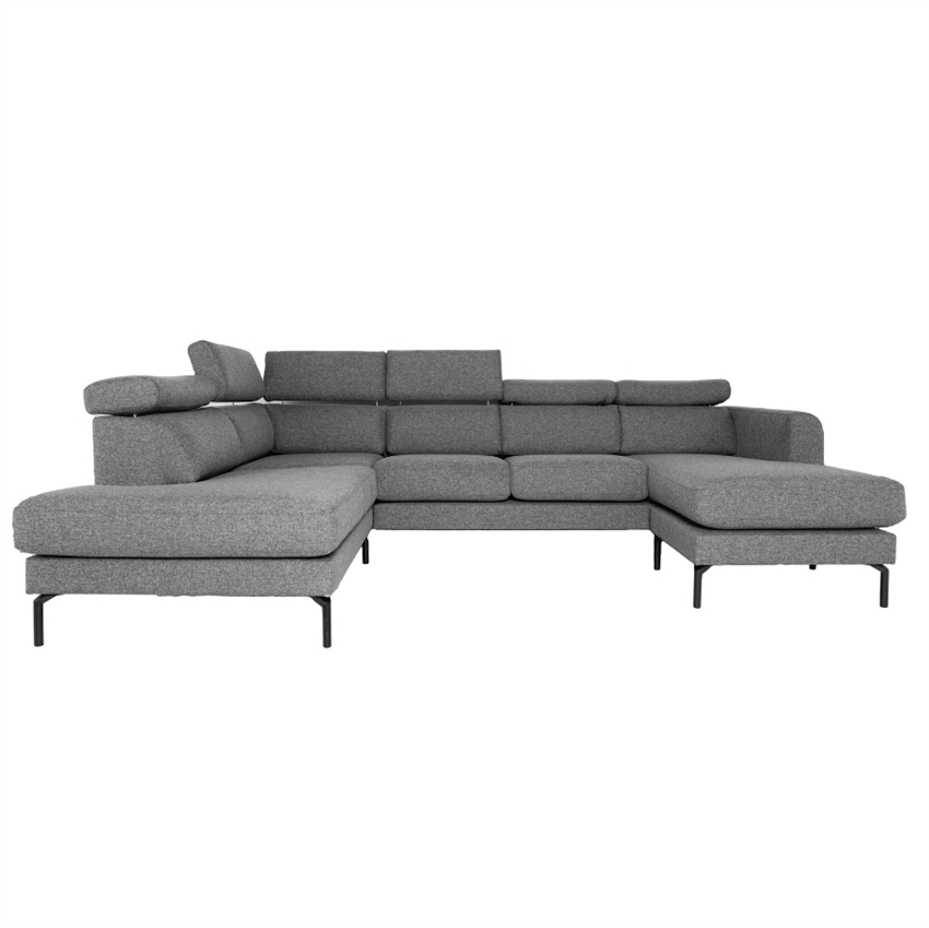Helsinge Sofa Mørkegråt Stof på Afbetaling
