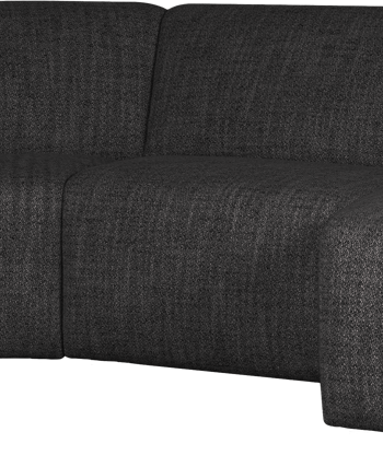 Hjørnesofa Avelon Fra Woood Antracit Modulopbygget Formet Sofa Slidstærk Polyester 315x205 på Afbetaling