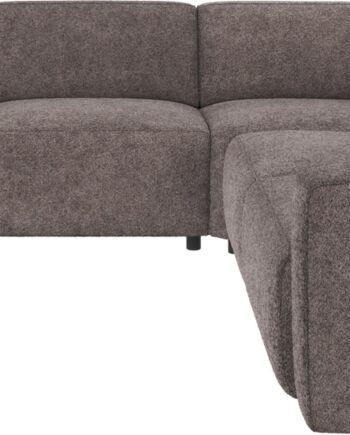 Hjørnesofa Rowico Willard Anna Stof Mørkegrå Modulopbygget Sofa 297x297x70 på Afbetaling