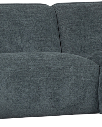 Hjørnesofa Sofa Højrevendt Woood Polly Blå Grøn Polyester 278x150 på Afbetaling
