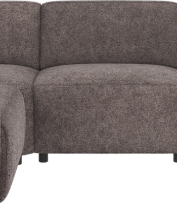 Hjørnesofa Sofa Rowico Willard Anna Mørkegrå Modulopbygget Stof 297x219 på Afbetaling