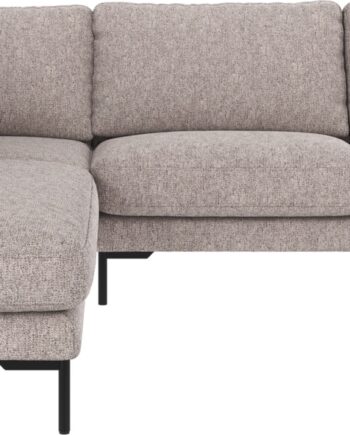 Hjørnesofa Sofa Venstrevendt Rowico Corwin Gråt Max 180 Stof Med Metalramme på Afbetaling