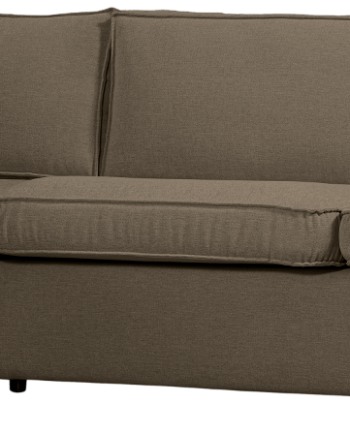 Hjørnesofa Venstrevendt Woood Freek Mørkt Sand Melange Polyester Sofa 284x175x80 på Afbetaling