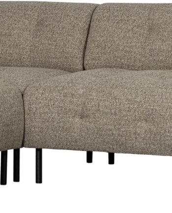 Hjørnesofa Venstrevendt Woood Lloyd Sofa Brun Groftvævet Polyester 205x267 på Afbetaling