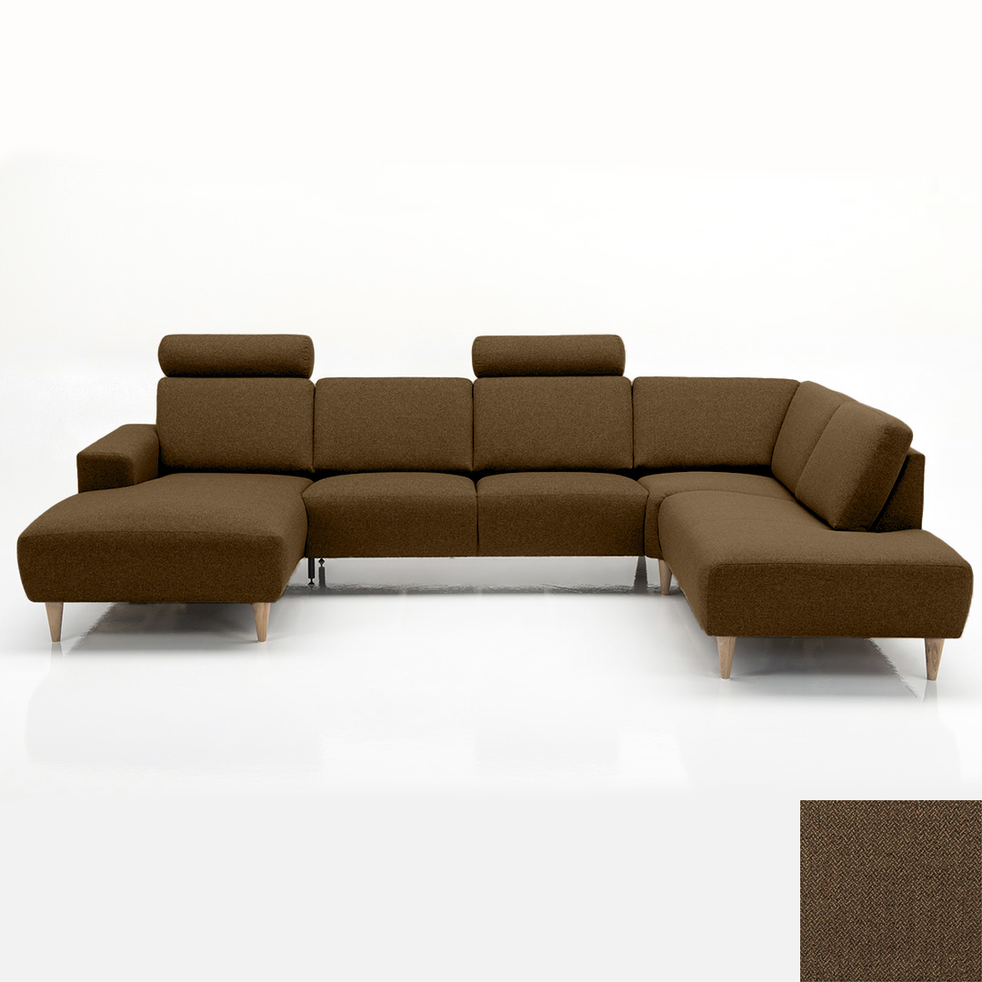 Hjort Knudsen Napoli Sofa New Ocean New Ocean 2655 Brown på Afbetaling