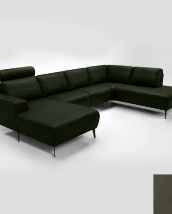 Hjort Knudsen Napoli Sofa Semianilin Læder Semianalin 314 Hunter på Afbetaling