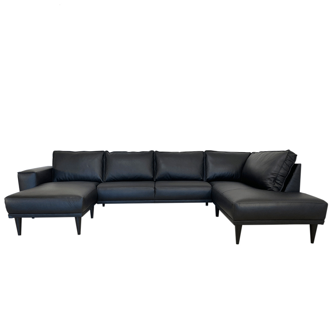 Hjort Knudsen Scott Sofa ægte Læder på Afbetaling