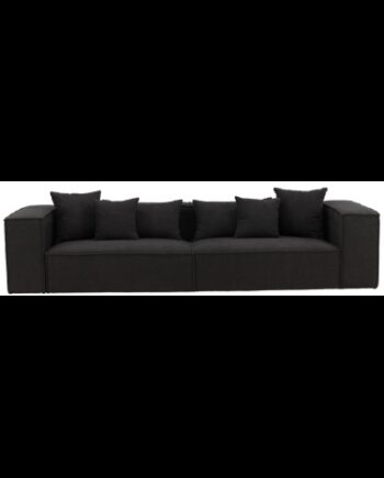 Holm Personers Sofa Boucl 284 114 Sort på Afbetaling
